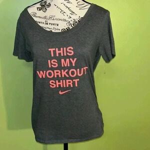 Nike Dark Heather Gray Shirt Size Small